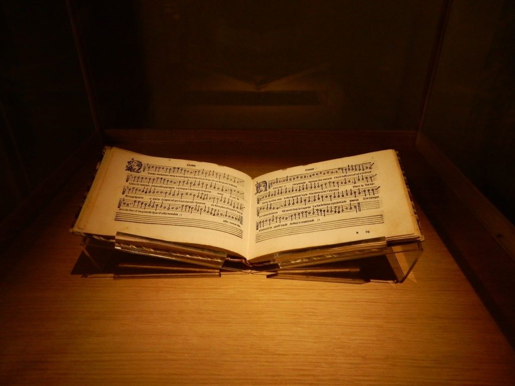 oud muziekboek