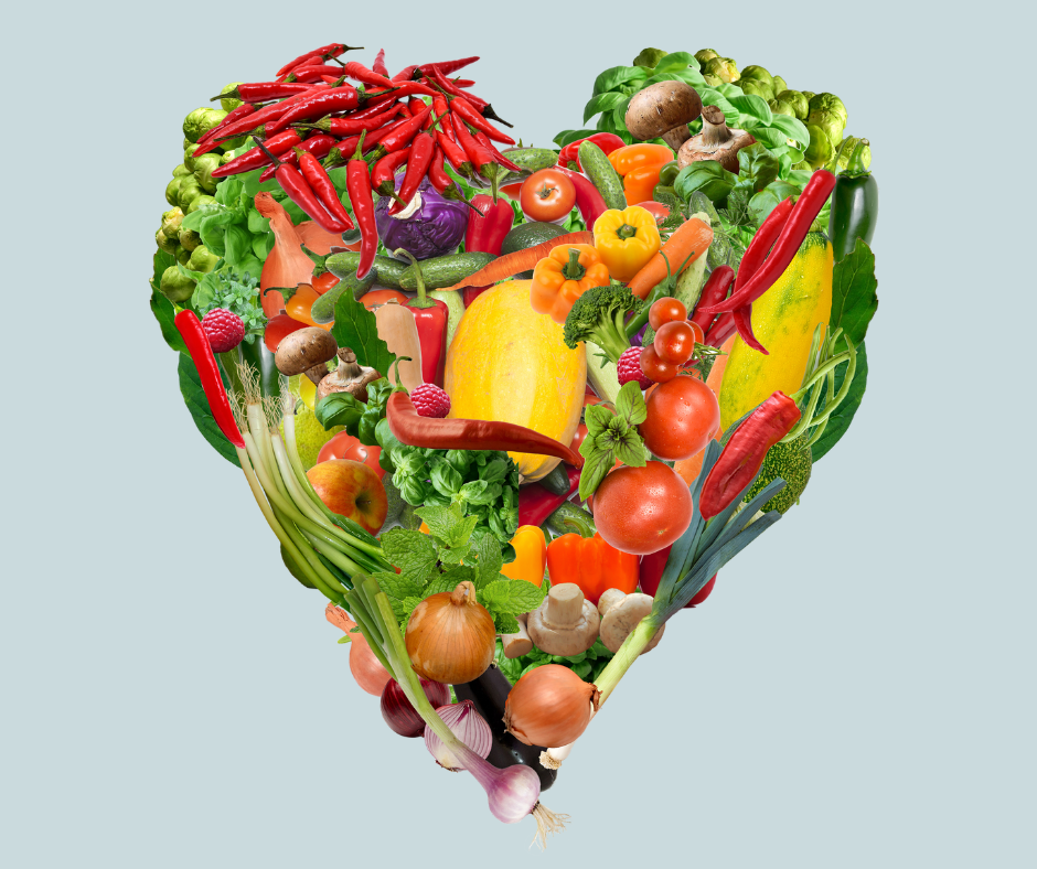 Vegan daten hart groente