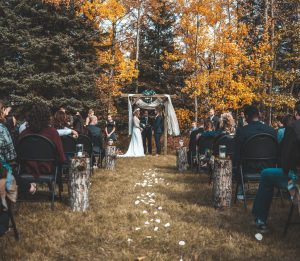 Buiten bruiloft
