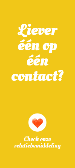 PartnerSelect relatiebemiddeling met een op een contact